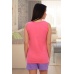 Пижама женская "568" кулирка (цвет розовый)