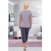 Костюм домашний женский "Личи" кулирка (цвет серый)