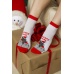 Носки женские "Рождество" хлопок (цвет в ассортименте, 3 пары)