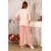 Пижама женская "Зая" П-237 кулирка (цвет персиковый)