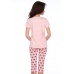 Пижама женская "1091" кулирка (цвет светло-розовый)