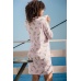 Пижама-рубашка женская "2630" кулирка (цвет розовый)