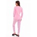 Пижама женская "1-98" футер с начесом (цвет розовый)