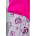 Пижама женская "Меломанка-4" кулирка (цвет розовый)