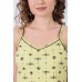 Пижама женская "Стрекоза-2" кулирка (цвет желтый)
