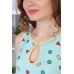 Пижама женская "Геометрия-2" бамбук (цвет ментоловый)