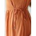 Платье женское "Берта" вискоза (цвет персиковый)
