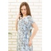 Платье женское "Лилия Г" штапель (цвет голубой)