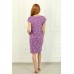 Платье женское домашнее "Элефант 11Ф" фулайкра (цвет фиолетовый)