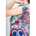 Платье женское "Инди" штапель (принт, цвет разноцветный)