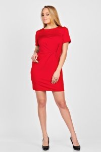 Платье женское "П 253" масло (цвет красный)