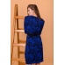 Платье женское "П 1001" ричи (цвет синий)