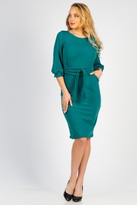 Платье женское "П 181" диор (цвет зеленый)