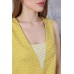 Платье женское "П 210" жаккард (цвет бело-желтый)