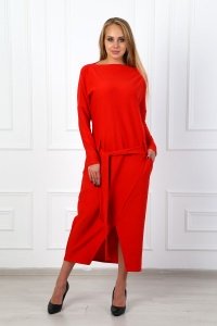 Платье женское "П 227" диор (цвет красный)