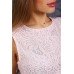 Платье-футляр женское "П 183" жаккард (цвет нежно-розовый)