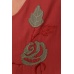 Платье женское "3482" лен (цвет кирпичный)