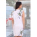 Платье женское "10262" прима (цвет белый)