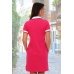 Платье женское "6701" пике (цвет малиновый)
