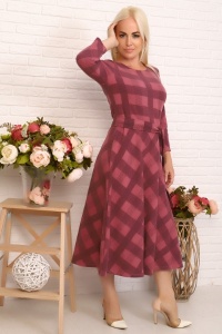 Платье женское "3658" селаник (цвет розовый)