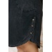 Платье женское "6878" джинса (цвет черный)