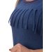 Платье женское "7166" кулирка (цвет индиго)