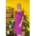 Платье женское "7224" вискоза меланж (цвет фуксия)