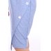 Платье женское "Дебют" футер двухнитка с лайкрой пенье (цвет голубой)