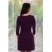 Платье женское "3336" вискоза (цвет фиолетовый)