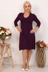 Платье женское "3657" ангора (цвет фиолетовый)