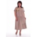 Платье женское "Ф-1-29л" плательная ткань (цвет бежевый)