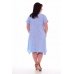 Платье женское "4-54г" кулирка (цвет светло-голубой)