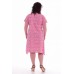 Платье женское "4-54а" кулирка (цвет розовый)