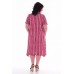 Платье женское "4-55а" кулирка (цвет розовый)