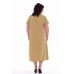Платье женское "Ф-1-29в" плательная ткань (цвет бежевый)