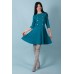 Платье женское "П 525" милано (цвет морская волна)