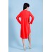 Платье женское "П 539" милано облегченное (цвет красный)