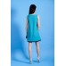 Платье женское "П 546" футер (цвет изумрудный)
