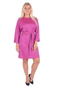 Платье женское "П 720" милано (цвет розовый меланж)