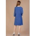 Платье женское "П331-1" трикотаж (цвет синий)