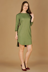 Платье женское "П344-1" вискоза (цвет светло-зеленый)