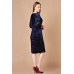 Платье женское "П397" вискоза (цвет синий)