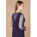 Платье женское "П395" вискоза (цвет синий)