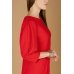 Платье женское "П402" трикотаж (цвет красный)