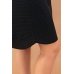 Платье женское "П413-1" трикотаж (цвет черный)