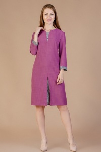 Платье женское "П392" вискоза (цвет сливовый)