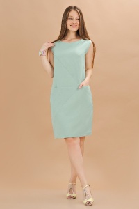 Платье женское "П300" трикотаж (цвет мятный)