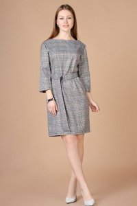 Платье женское "П369-Н" вискоза (цвет серый)