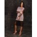 Платье женское "№154" трикотаж (цвет серо-розовый)