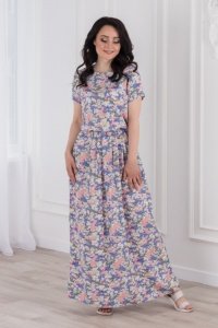 Платье женское "0926-33" штапель (цвет лавандовый)